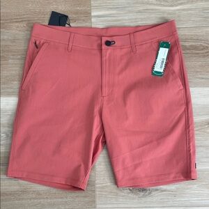 Public Rec Workday Short Men's Performance Flat-Front Burnt Orange Waist 32 NWT